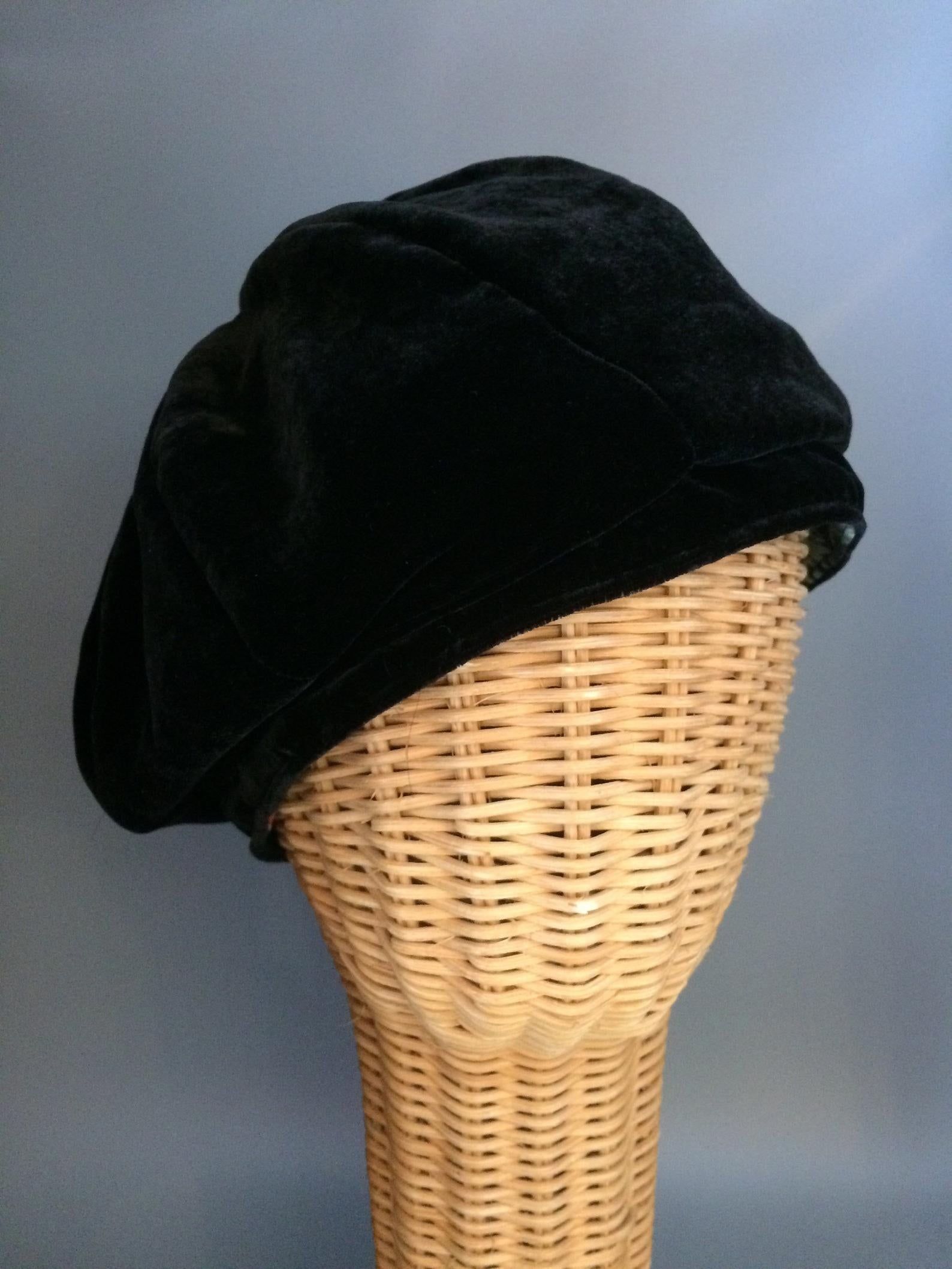  Black Velvet Hat